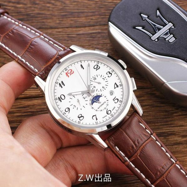 longine luxury watch mens watches movement watch designer watches 40mm 3 dials automatic watch daydate wholesale, Slivery;brown
longine luxury watch mens watches movement watch designer watches 40mm 3 dials automatic watch daydate wholesale, Slivery;brown