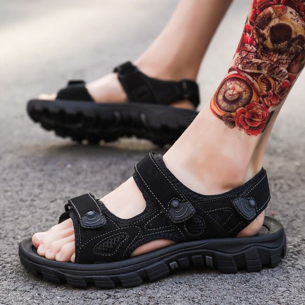 men sandals breathable casual shoes men shoes, Black
men sandals breathable casual shoes men shoes, Black
