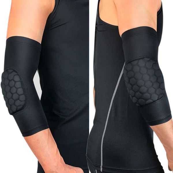 men women elbow sleeve elastic elbows brace protector support for tennis basketball sports whshopping, Black;gray
men women elbow sleeve elastic elbows brace protector support for tennis basketball sports whshopping, Black;gray