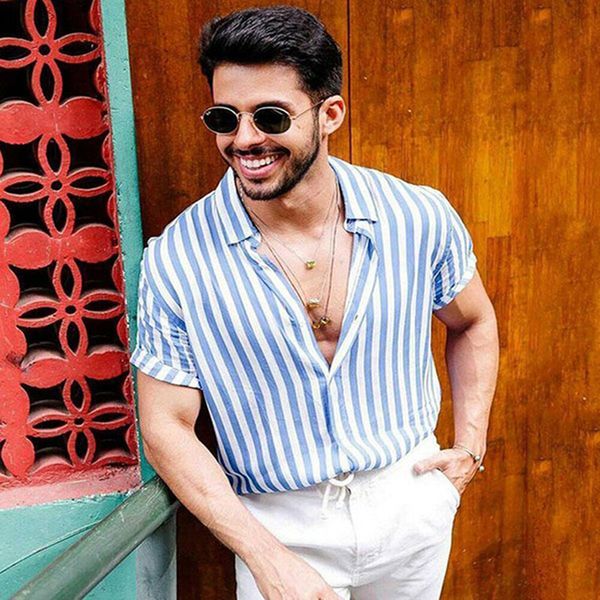 summer men blouse shirt men blue striped short sleeve vintage shirts male hawaiian harajuku long sleeve blouse, White;black
summer men blouse shirt men blue striped short sleeve vintage shirts male hawaiian harajuku long sleeve blouse, White;black