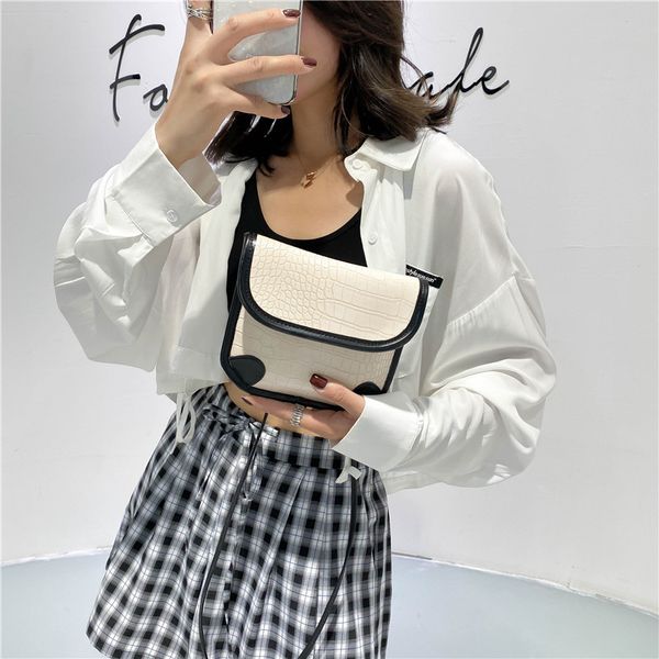 2020 new ladies fashion simple chain small square bag korean version of the shoulder messenger women