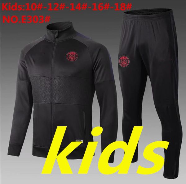 19/20 kids jacket training suit survetement 2020 mbappe griezmann football children tracksuit sets jackets pogba soccer hoodie, Black
19/20 kids jacket training suit survetement 2020 mbappe griezmann football children tracksuit sets jackets pogba soccer hoodie, Black