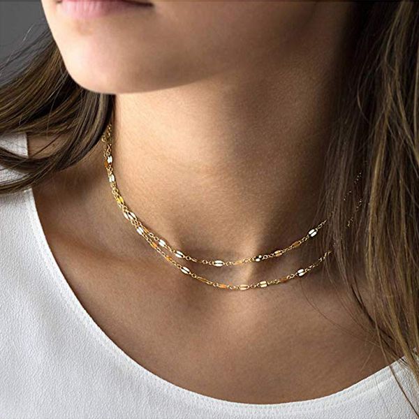 chain choker necklace cute lip chain long necklace delicate fashion choker jewelry gift for women, Golden;silver
chain choker necklace cute lip chain long necklace delicate fashion choker jewelry gift for women, Golden;silver