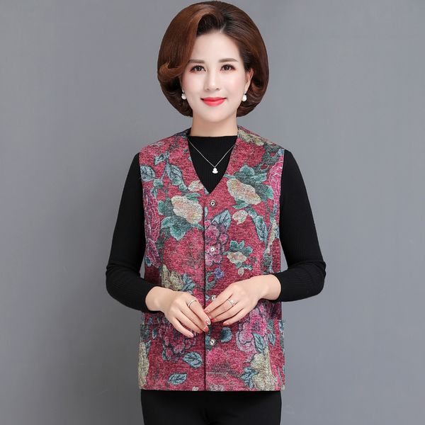 spring fall new fashion women clothes sleeveless v-neck jackets and coats middle age mother vest plus size waistcoat, Black;white
spring fall new fashion women clothes sleeveless v-neck jackets and coats middle age mother vest plus size waistcoat, Black;white