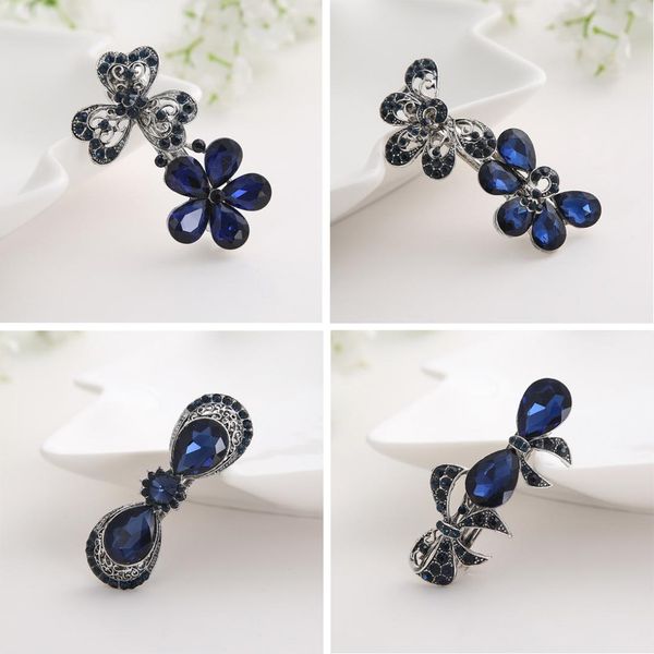 vintage rhinestone spring clip new bow decoration hair accessories alloy plating women's hairpin bow hairpin modeling supplies, Golden;silver
vintage rhinestone spring clip new bow decoration hair accessories alloy plating women's hairpin bow hairpin modeling supplies, Golden;silver