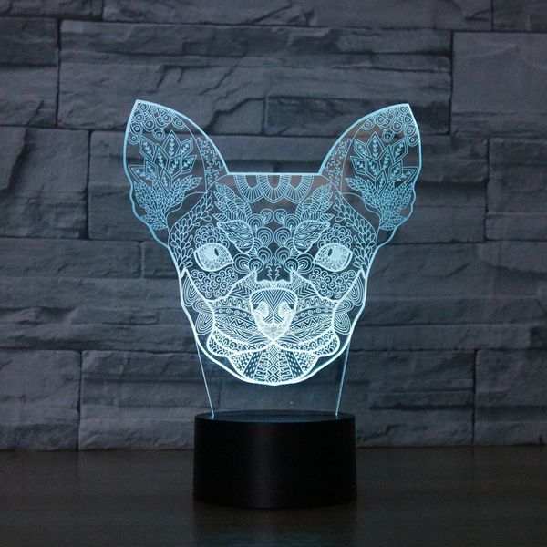 chihuahua acrylic 3d small dogs optical illusion night light, 7 colors led night light, home decoration for kids gift
chihuahua acrylic 3d small dogs optical illusion night light, 7 colors led night light, home decoration for kids gift