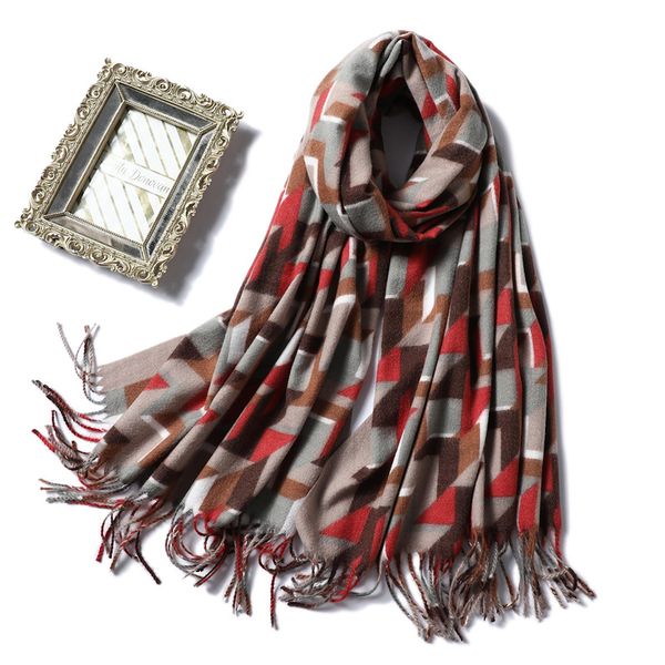 2019 new winter scarf women thick warm shawls and wraps large soft neck scarves cashmere blanket scarfs lady echarpe, Blue;gray 
2019 new winter scarf women thick warm shawls and wraps large soft neck scarves cashmere blanket scarfs lady echarpe, Blue;gray