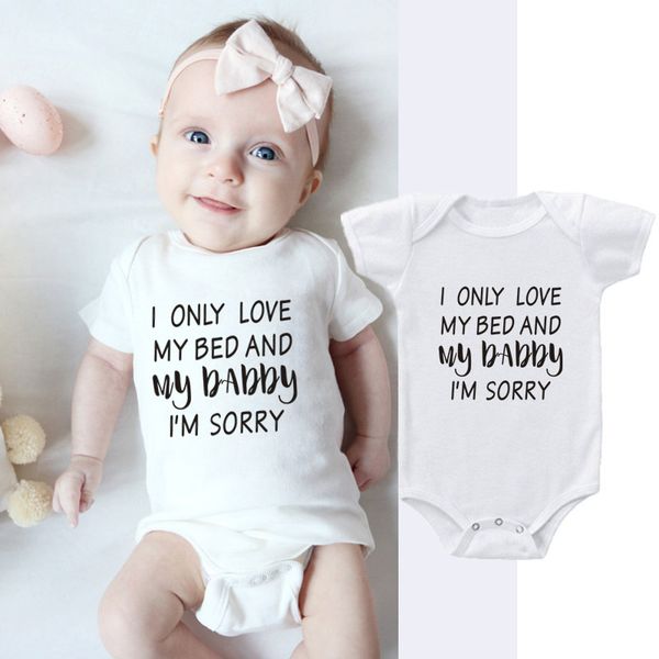 I Love My Daddy Print Newborn Baby Boys Girls Infant Romper Jumpsuit Clothes Outfits Toddler O Neck Pullover Romper Outfit
I Love My Daddy Print Newborn Baby Boys Girls Infant Romper Jumpsuit Clothes Outfits Toddler O Neck Pullover Romper Outfit
