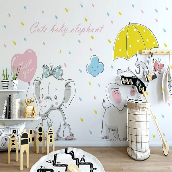 custom large mural 3d wallpaper nordic cartoon creative colored dot baby elephant mural tv back wall decor deep 5d embossed
custom large mural 3d wallpaper nordic cartoon creative colored dot baby elephant mural tv back wall decor deep 5d embossed