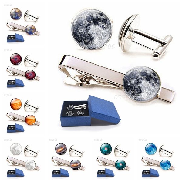 full moon galaxy nebula glass cabochon cufflinks tie clip handmade silver plated wedding jewelry outer space astronomy pendant, Silver;golden
full moon galaxy nebula glass cabochon cufflinks tie clip handmade silver plated wedding jewelry outer space astronomy pendant, Silver;golden