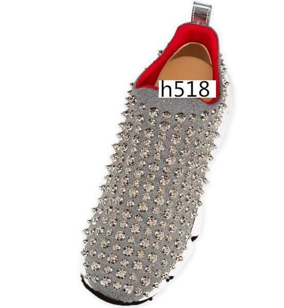 with box designer latest bottom sneakers sock donna flats with krystal spikes, red sole sneakers 4, Black
with box designer latest bottom sneakers sock donna flats with krystal spikes, red sole sneakers 4, Black