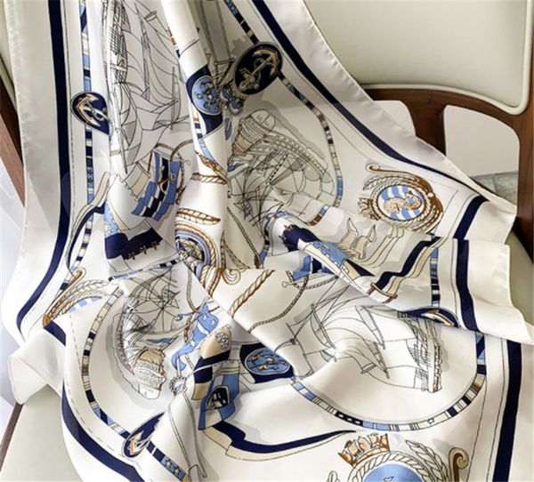 spring and autumn 2020 new fashion nautical imitation silk small square scarf decorative scarf summer sunscreen shawl scarf, Blue;gray
spring and autumn 2020 new fashion nautical imitation silk small square scarf decorative scarf summer sunscreen shawl scarf, Blue;gray