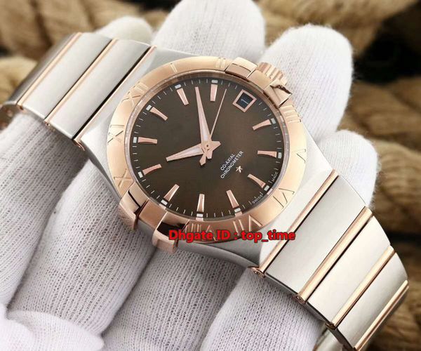 6 style 38mm co-axial chronometer cal.8500 automatic mens watch 123.20.38.21.13.001 sapphire dark brown dial two-tone stainless steel strap, Slivery;brown
6 style 38mm co-axial chronometer cal.8500 automatic mens watch 123.20.38.21.13.001 sapphire dark brown dial two-tone stainless steel strap, Slivery;brown