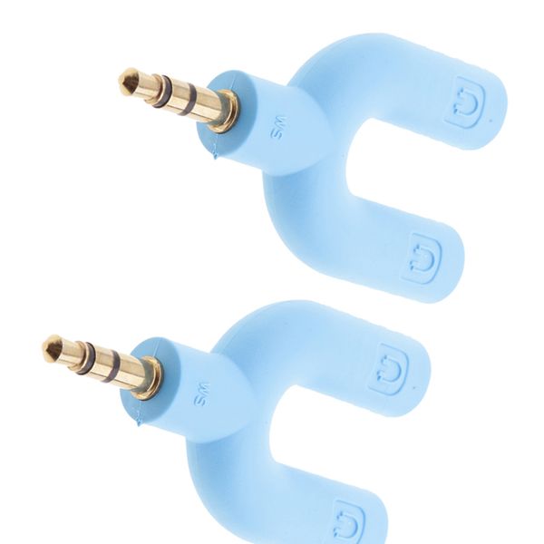 2pcs 3.5mm earphone adapter plug,u shape double jack stereo headphone splitter cable connector for pc smartphone,blue
2pcs 3.5mm earphone adapter plug,u shape double jack stereo headphone splitter cable connector for pc smartphone,blue