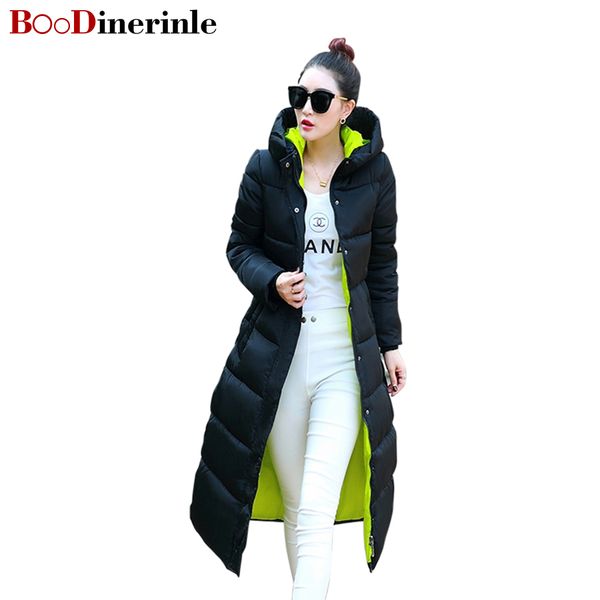 boodinerinle women jacket winter 2017 new hooded coat female long slim thin plus size knees padded jacket thicker coats my003, Black
boodinerinle women jacket winter 2017 new hooded coat female long slim thin plus size knees padded jacket thicker coats my003, Black