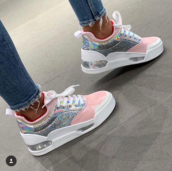 2019 new low сверху с роскошными орелен flat red bottom тапкой мужской модой случайной гулянкой свадьбой, Black
2019 new low сверху с роскошными орелен flat red bottom тапкой мужской модой случайной гулянкой свадьбой, Black