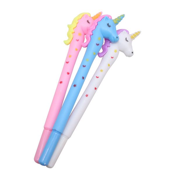 6 pcs novel creative kawaii unicorn gel pen plastic unicorn pens for kids student gift school writing supplies stationery
6 pcs novel creative kawaii unicorn gel pen plastic unicorn pens for kids student gift school writing supplies stationery