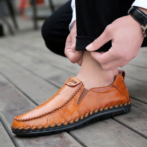 genuine leather male shoes suede loafer official shoes gentle mens travel walk shoe casual comfort breath shoes for men good quality, Black
genuine leather male shoes suede loafer official shoes gentle mens travel walk shoe casual comfort breath shoes for men good quality, Black