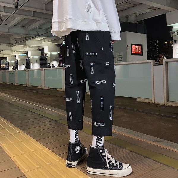 2019 winter new korean version of the large size multi-pocket male straight couple lovers wild loose pants, Black
2019 winter new korean version of the large size multi-pocket male straight couple lovers wild loose pants, Black