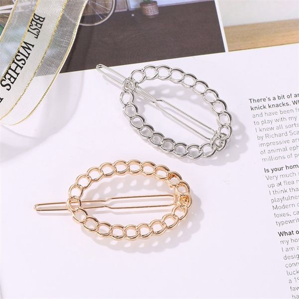 1pc minimalism temperament metal hairpins ellipse hollow bangs clip korean cute long barrettes women fashion hair accessories, Golden;white
1pc minimalism temperament metal hairpins ellipse hollow bangs clip korean cute long barrettes women fashion hair accessories, Golden;white