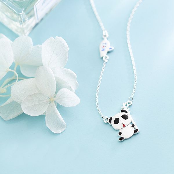 mloveacc trendy 925 sterling silver pendant cute panda necklaces for women silver necklace jewelry girls gift
mloveacc trendy 925 sterling silver pendant cute panda necklaces for women silver necklace jewelry girls gift