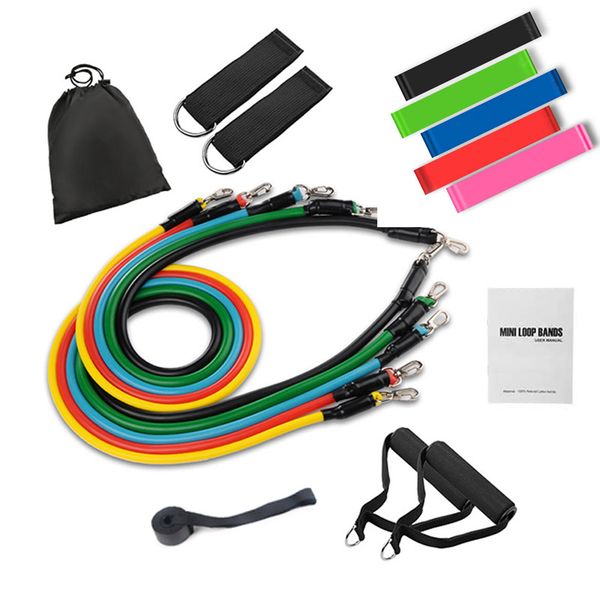17pcs resistance bands set stackable exercise tubes workout bands foam handles door anchor legs ankle straps loops unisex
17pcs resistance bands set stackable exercise tubes workout bands foam handles door anchor legs ankle straps loops unisex