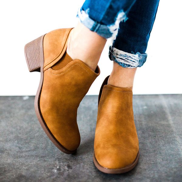 rome vintage ankle boots for women fashion autumn solid single winter shoes women short boots botas mujer invierno 2019, Black
rome vintage ankle boots for women fashion autumn solid single winter shoes women short boots botas mujer invierno 2019, Black