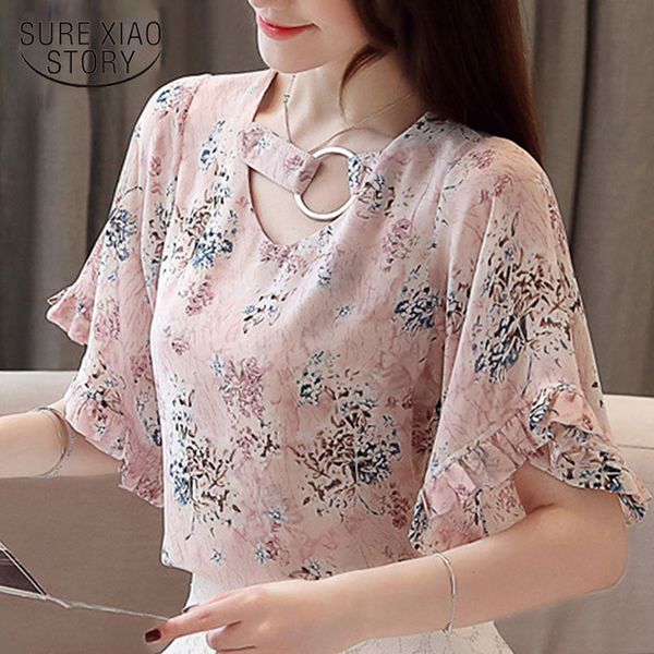 women and blouses blusas mujer de moda 2019 plus size ladies flare short print chiffon blouse women harajuku 4226 50, White
women and blouses blusas mujer de moda 2019 plus size ladies flare short print chiffon blouse women harajuku 4226 50, White