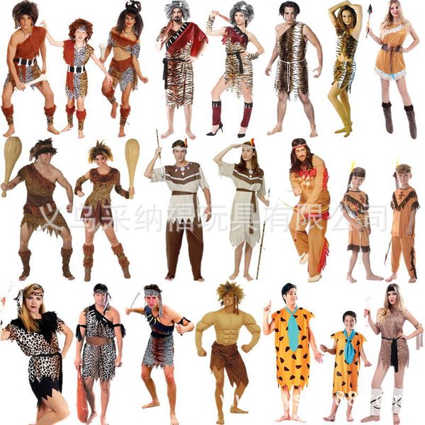 halloween costumes show clothes aboriginal men and women primitive indian leopardprint savage costumes, Silver
halloween costumes show clothes aboriginal men and women primitive indian leopardprint savage costumes, Silver