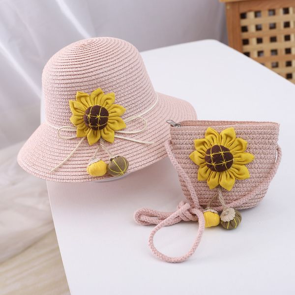 2pcs sun flower summer straw hats with bags for girls sun hats for kids beach panama visor hat bone, Yellow
2pcs sun flower summer straw hats with bags for girls sun hats for kids beach panama visor hat bone, Yellow