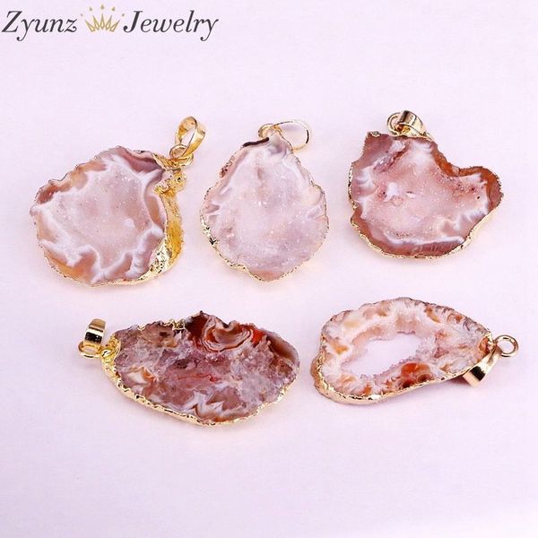 5pcs, nature slice geode quartz stone pendant, peach color quartz gems stone charm pendant, Silver
5pcs, nature slice geode quartz stone pendant, peach color quartz gems stone charm pendant, Silver