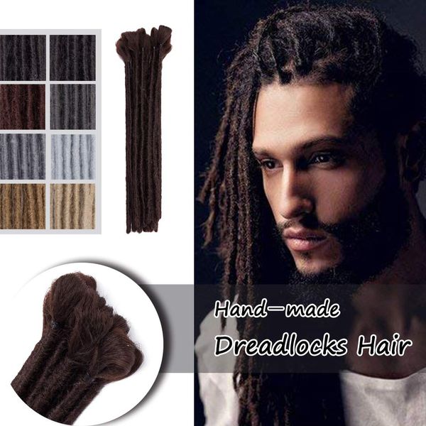 handmade dreadlocks hair extensions black 12 inch fashion reggae hair hip-hop style 5strands/pack synthetic braiding hair for men
handmade dreadlocks hair extensions black 12 inch fashion reggae hair hip-hop style 5strands/pack synthetic braiding hair for men
