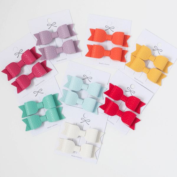 2pcs cute mini candy color hair bows clip daily barrettes headwear accessoires girls kids women elegant hairpin handmade, Slivery;white
2pcs cute mini candy color hair bows clip daily barrettes headwear accessoires girls kids women elegant hairpin handmade, Slivery;white