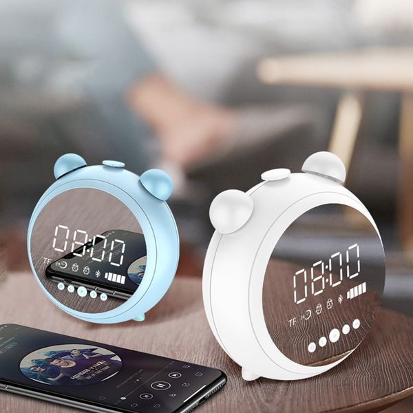 new table mirror alarm clock with bluetooth 5.0 speaker function tf fm aux digital electronic alarm clock led night light decor
new table mirror alarm clock with bluetooth 5.0 speaker function tf fm aux digital electronic alarm clock led night light decor