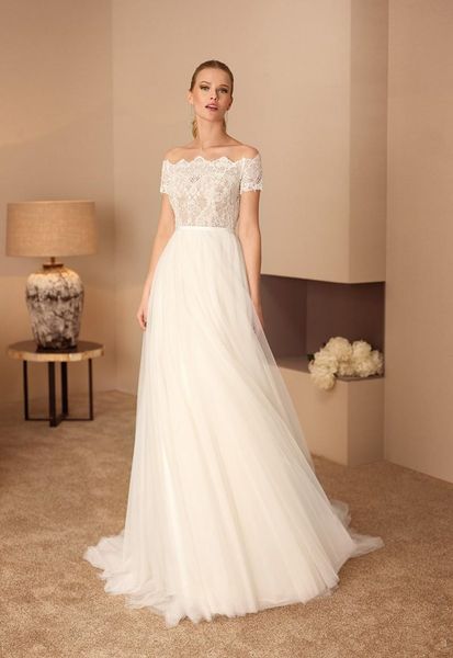 off-the-shoulder tulle wedding dresses 2019 new design custom made sweep train matched sash a-line lace bridal gowns vestidos de noiva w608, White
off-the-shoulder tulle wedding dresses 2019 new design custom made sweep train matched sash a-line lace bridal gowns vestidos de noiva w608, White