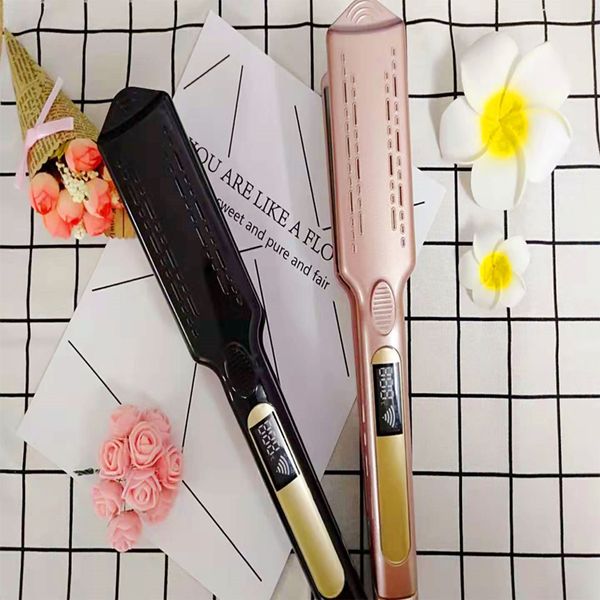 2018 professional hair straightener straightener iron rose gold / black two-in-one pranchas de cabelo curling hair styling tool
2018 professional hair straightener straightener iron rose gold / black two-in-one pranchas de cabelo curling hair styling tool