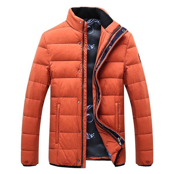 men's down jacket 2018 new thicken jacket mens fashion zipper stand collar winter warm down coats male plus size, Black
men's down jacket 2018 new thicken jacket mens fashion zipper stand collar winter warm down coats male plus size, Black