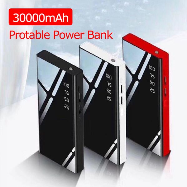 30000mah mirror power bank battery charger lcd dual usb powerbank for xiaomi iphone x 8 7 6s huawei samsung 
30000mah mirror power bank battery charger lcd dual usb powerbank for xiaomi iphone x 8 7 6s huawei samsung