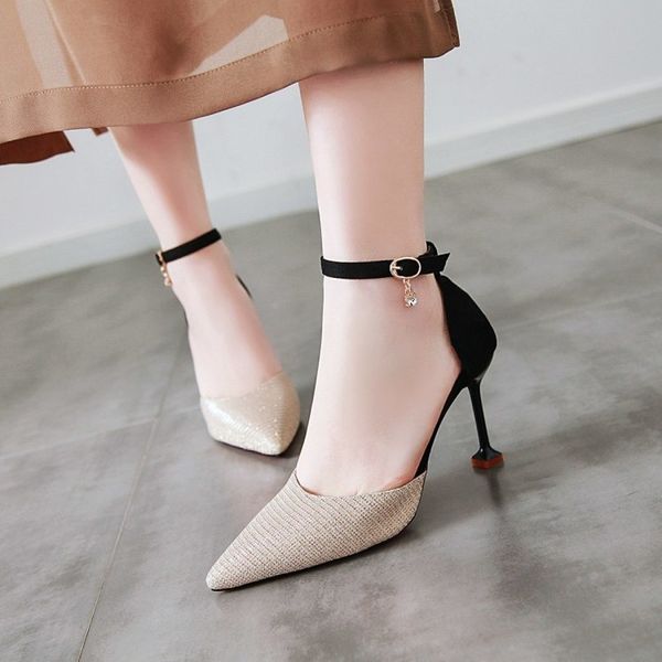 new spring women elegant pumps thin heel pointed toe fashion ladies shallow dress shoes female wedding high heels y21-82, Black
new spring women elegant pumps thin heel pointed toe fashion ladies shallow dress shoes female wedding high heels y21-82, Black