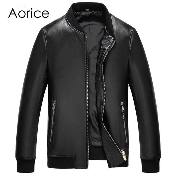 aorice mt838 autumn fashion real leather jacket men classic bomber style motorcy genuine leather coat men black sheepskin jacket, Black;brown
aorice mt838 autumn fashion real leather jacket men classic bomber style motorcy genuine leather coat men black sheepskin jacket, Black;brown