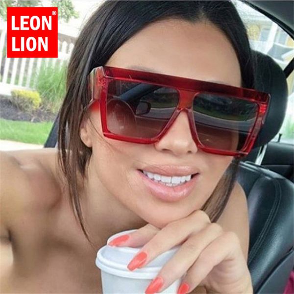 leonlion 2020 fashion vintage square sunglasses women large frame mirror sun glasses men lunette de soleil femme, White;black
leonlion 2020 fashion vintage square sunglasses women large frame mirror sun glasses men lunette de soleil femme, White;black