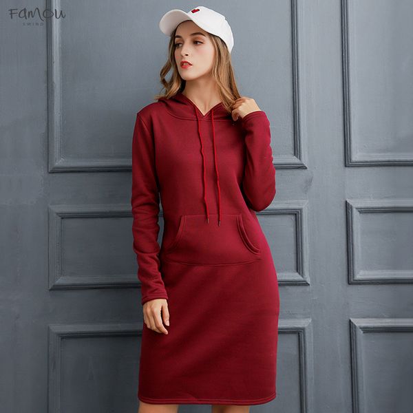 Collar Autumn Warm Sweatshirt Long-Sleeved Dress Woman Clothing Hooded Winter Pocket Design Simple Woman Dress Designer Clothes
Collar Autumn Warm Sweatshirt Long-Sleeved Dress Woman Clothing Hooded Winter Pocket Design Simple Woman Dress Designer Clothes