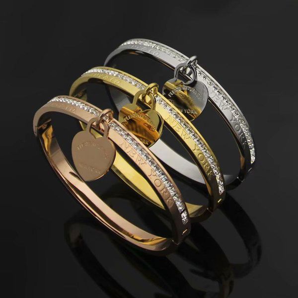 tbb28 fashion bangle official website new arrival stainless steel for women birthday have logo tt heart bangle popular gift, Gray
tbb28 fashion bangle official website new arrival stainless steel for women birthday have logo tt heart bangle popular gift, Gray