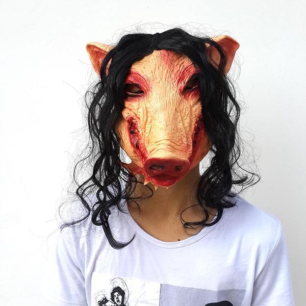 saw pig head scary masks halloween creepy animal prop latex mask full head scary cosplay costume pig mask black hair creepy
saw pig head scary masks halloween creepy animal prop latex mask full head scary cosplay costume pig mask black hair creepy