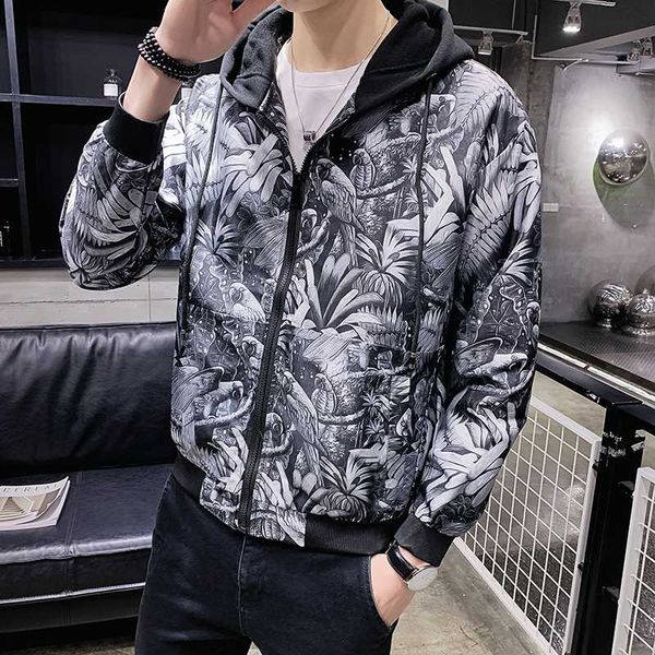 casual hip hop baseball collar fashion flower print streetwear 2020 hooded loose men's bomber jacket men, Black;brown
casual hip hop baseball collar fashion flower print streetwear 2020 hooded loose men's bomber jacket men, Black;brown
