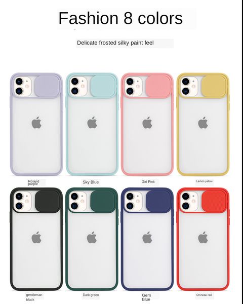 2020 new frosted translucent shockproof lens slide phone cover for iphone 11 pro max xr se 2020 8 7 plus 6s slide camera hard case ship
2020 new frosted translucent shockproof lens slide phone cover for iphone 11 pro max xr se 2020 8 7 plus 6s slide camera hard case ship