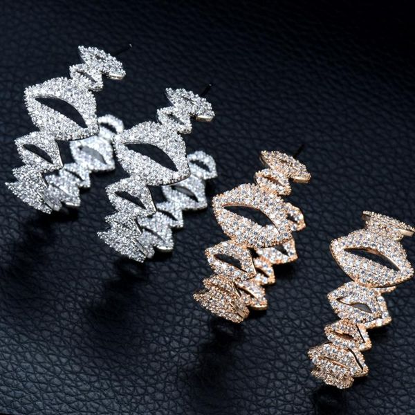 hibride trendy geometric ver lip hoop earrings for women accessories cubic zirconia earrings jewelry pendientes mujer moda e-844, Golden;silver
hibride trendy geometric ver lip hoop earrings for women accessories cubic zirconia earrings jewelry pendientes mujer moda e-844, Golden;silver