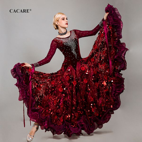 luxury standard ballroom waltz dress dance competition dresses ballroom gown latin d0399 with sequins rhinestones fluffy big hem, Black;red
luxury standard ballroom waltz dress dance competition dresses ballroom gown latin d0399 with sequins rhinestones fluffy big hem, Black;red