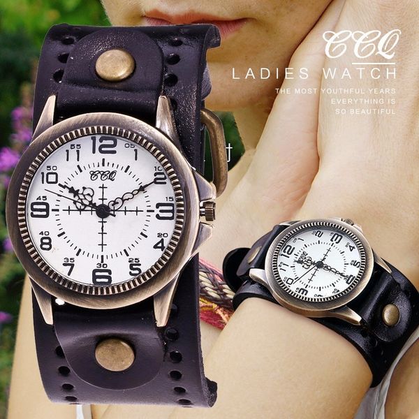 ccq brand fashion vintage cow leather quartz watch women men bronze sight dial casual dress wristwatches clock relogio masculino, Slivery;brown
ccq brand fashion vintage cow leather quartz watch women men bronze sight dial casual dress wristwatches clock relogio masculino, Slivery;brown