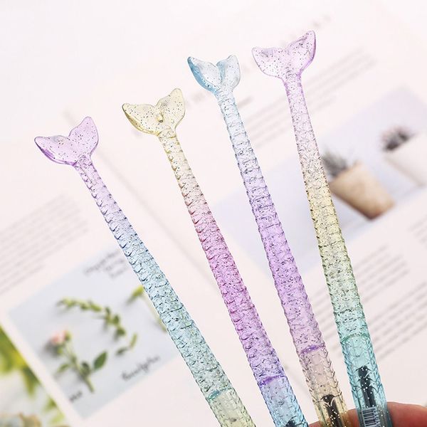 1pc 0.5mm black ink gel pen cute signature pens papelaria school office writing supplies mermaid sparkling pen stationery
1pc 0.5mm black ink gel pen cute signature pens papelaria school office writing supplies mermaid sparkling pen stationery